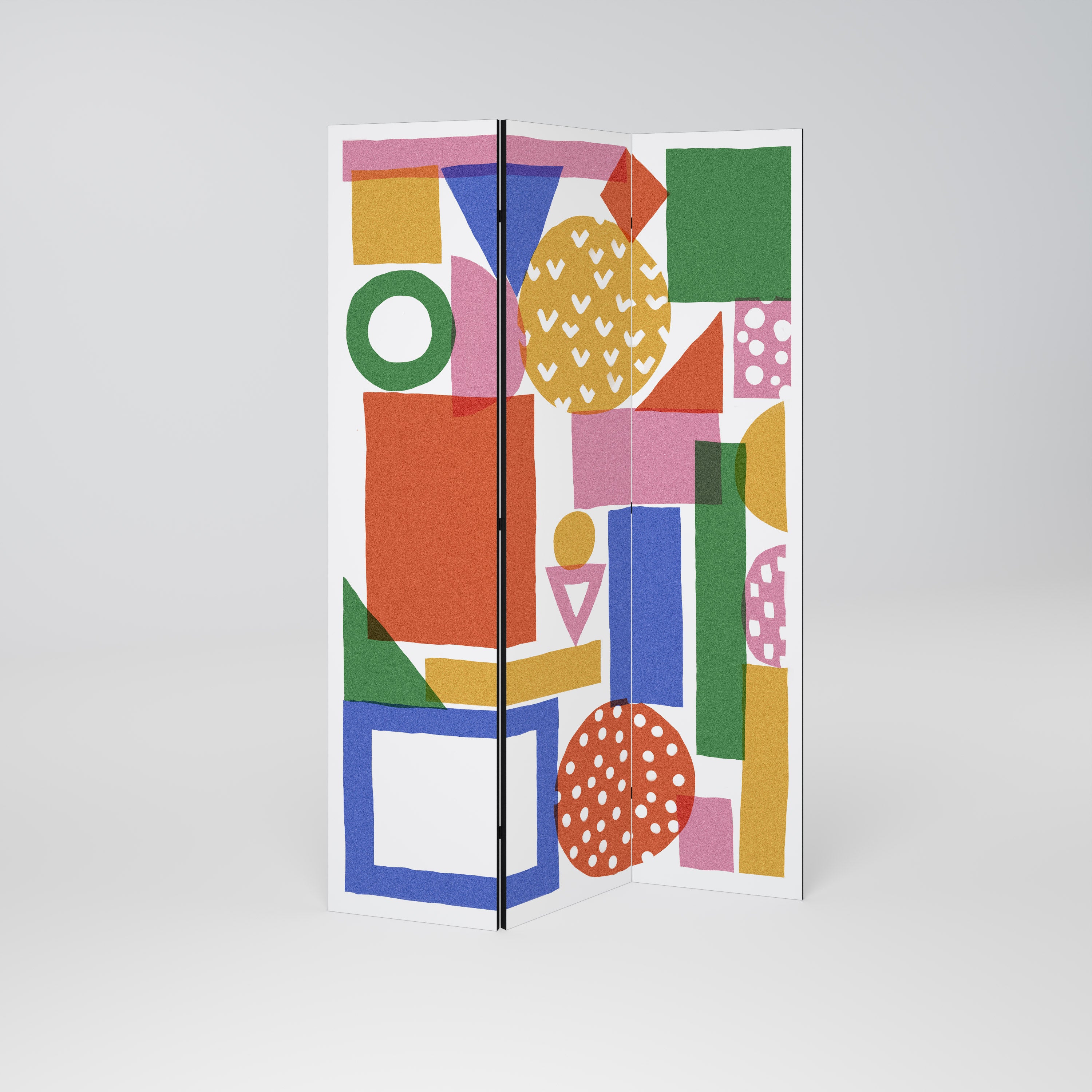 GEOMETRIC GLIMMER 3dílný paraván