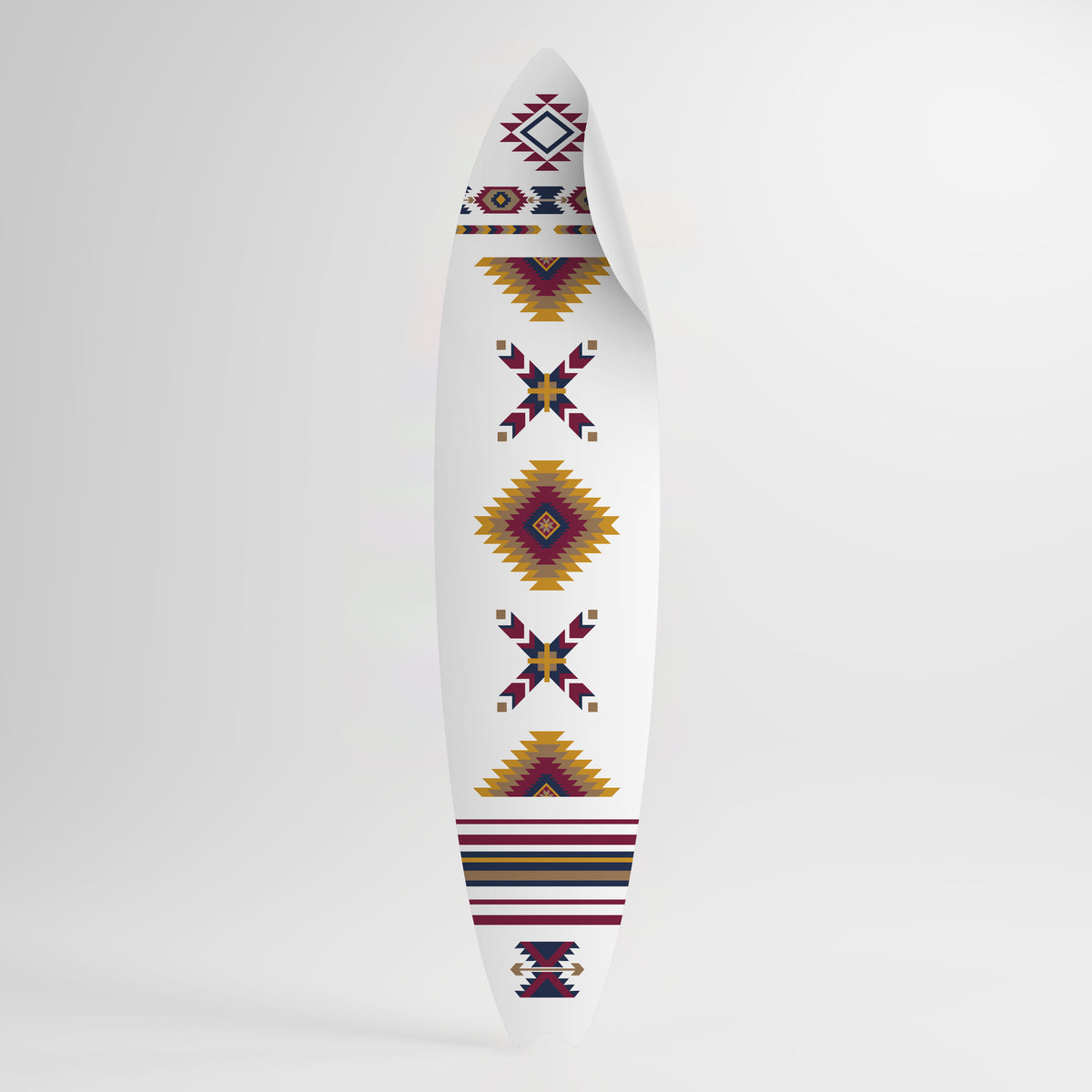 ETHNIC TEASER Samolepka ve tvaru surfu