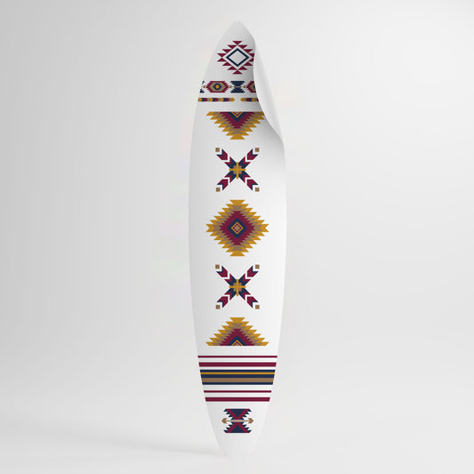 ETHNIC TEASER Samolepka ve tvaru surfu