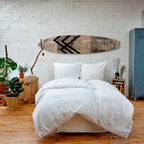 SUMMIT STRIPES Dekorativní panel ve tvaru surfu