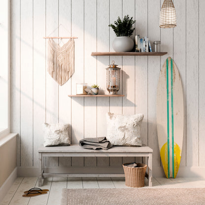 SUNSET RIDER Dekorativní panel ve tvaru surfu