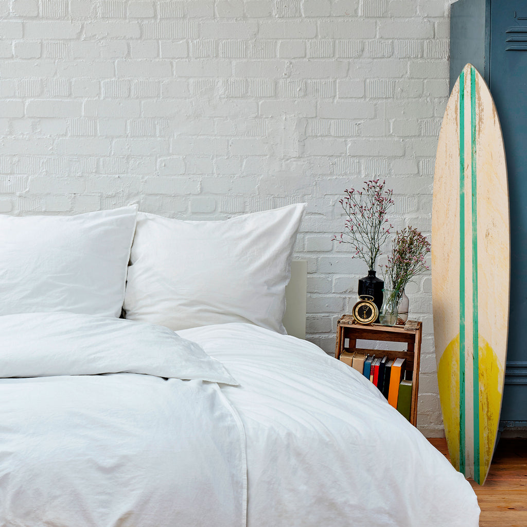 SUNSET RIDER Dekorativní panel ve tvaru surfu