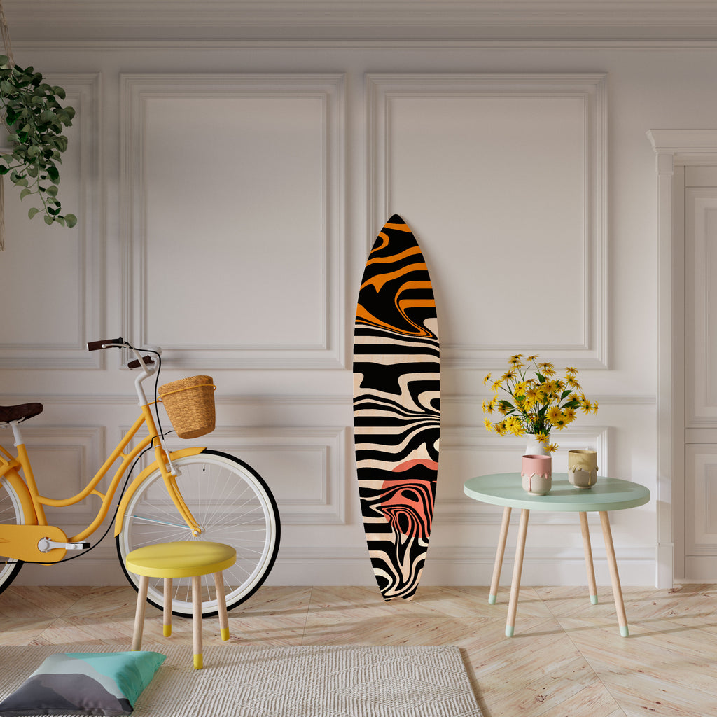 RIPPLE FLOW Dekorativní panel ve tvaru surfu