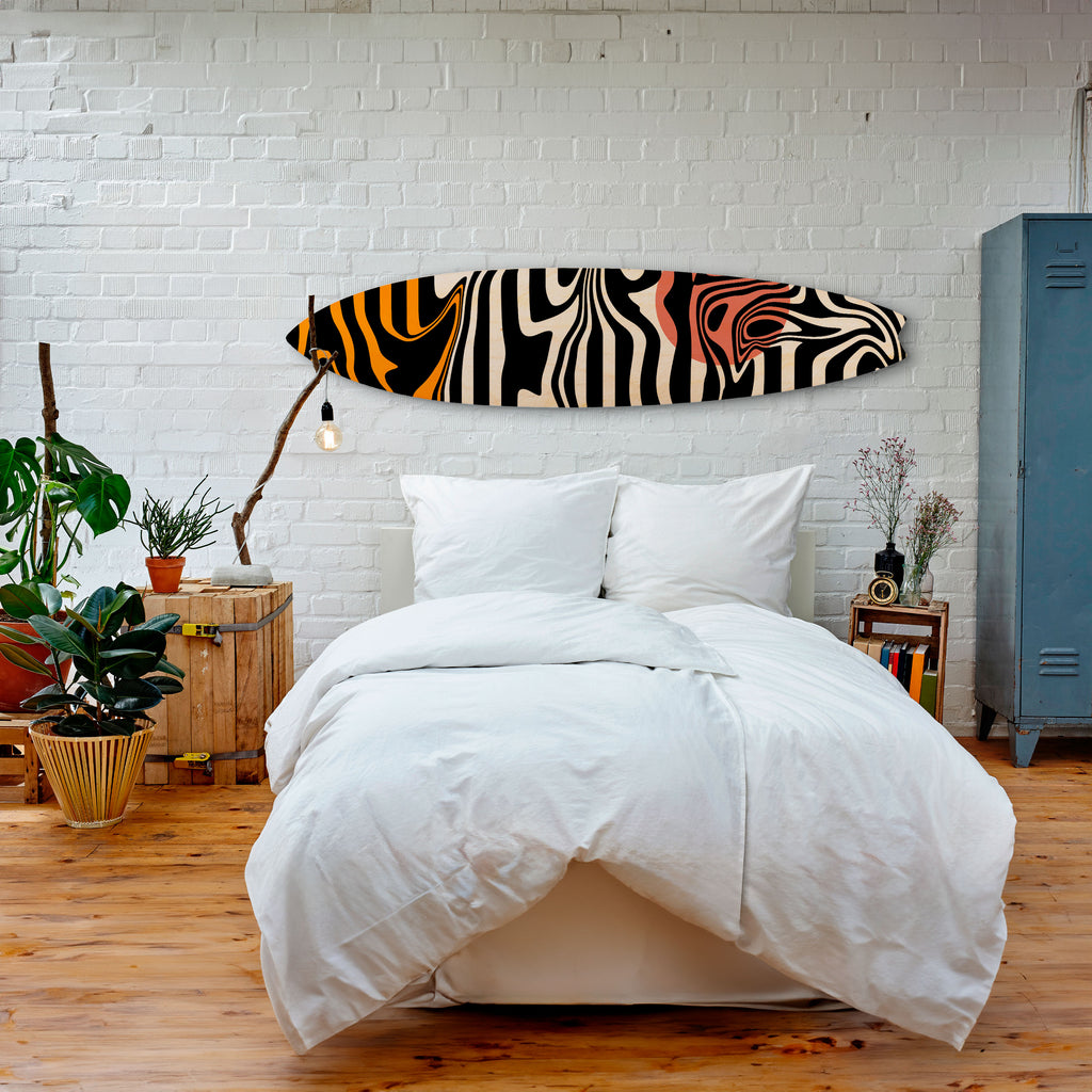 RIPPLE FLOW Dekorativní panel ve tvaru surfu