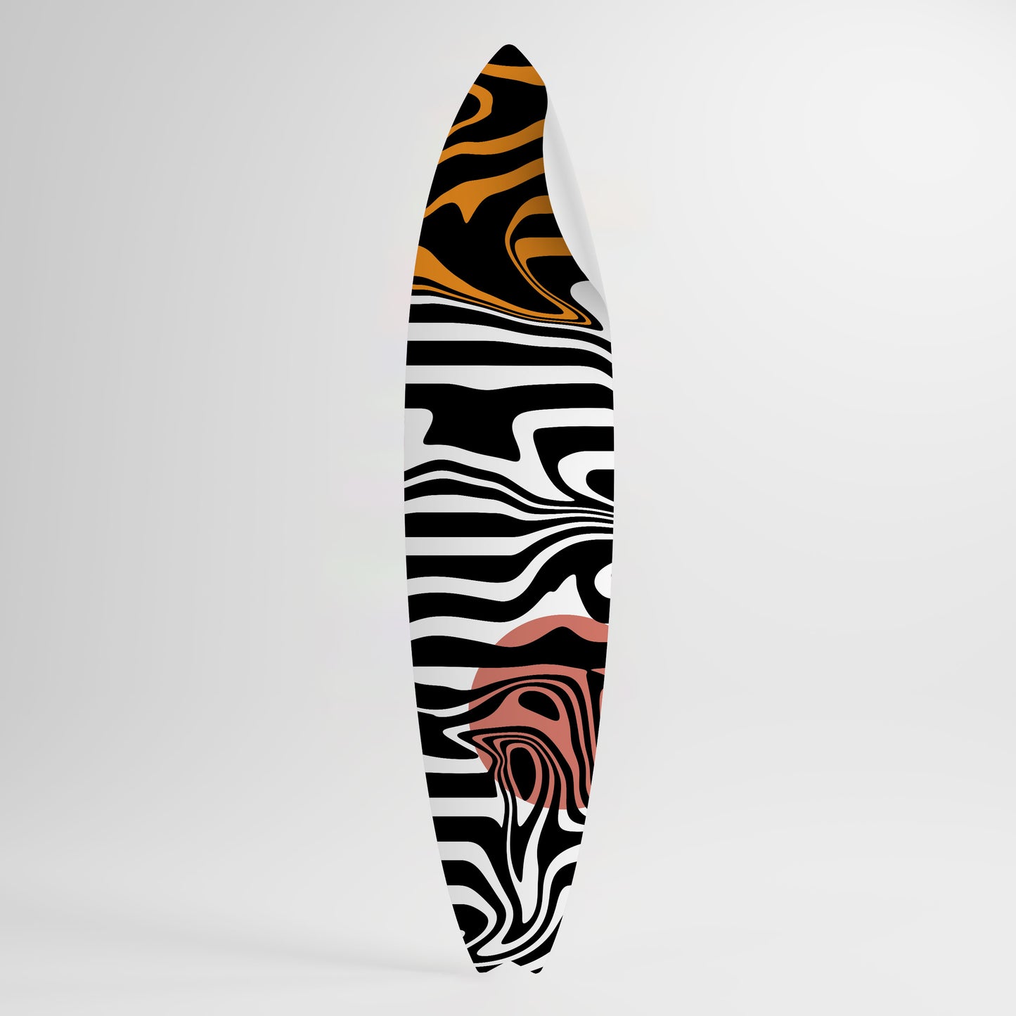 RIPPLE FLOW Samolepka ve tvaru surfu