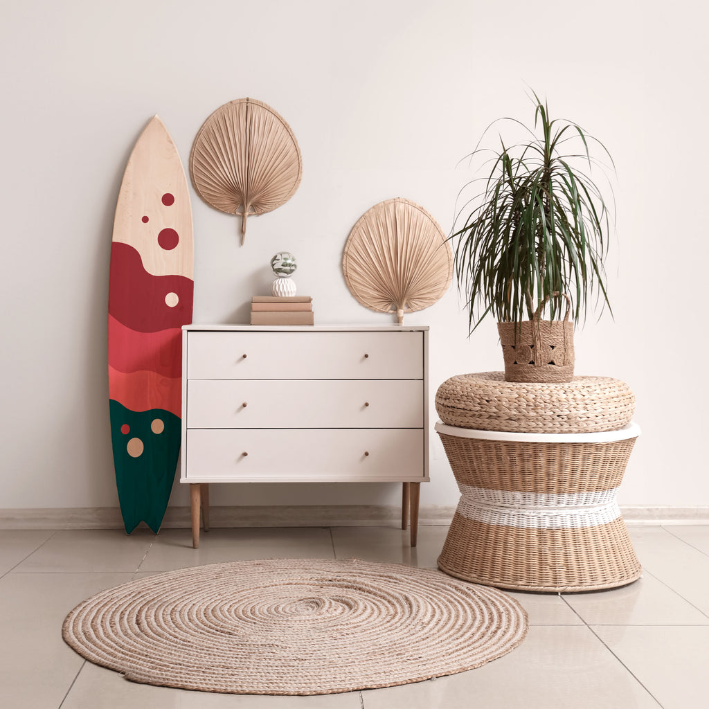 DAYLIGHT EUPHORIA Dekorativní panel ve tvaru surfu