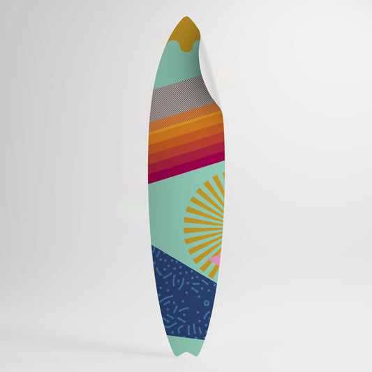 DAYBREAK BLISS Samolepka ve tvaru surfu