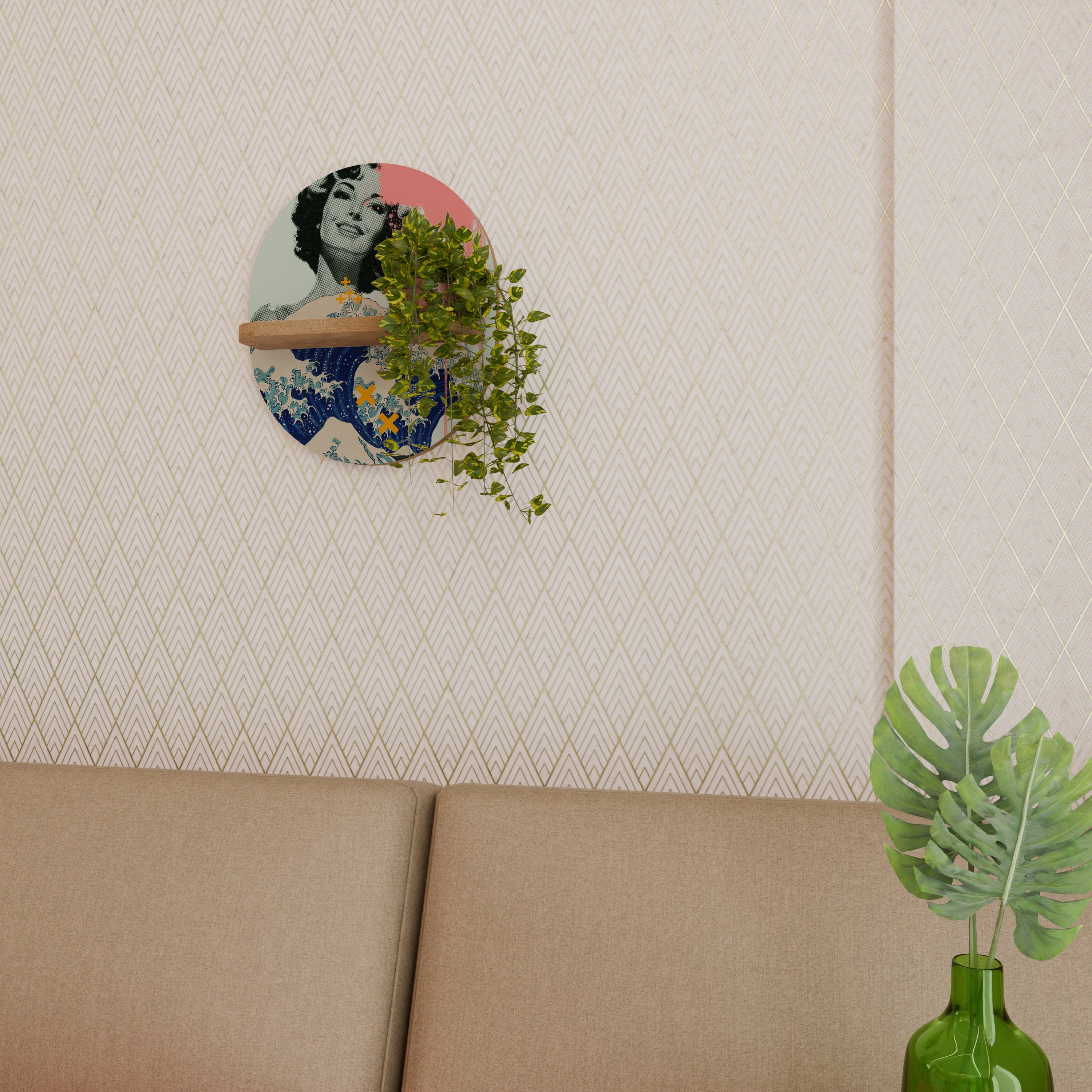 KANAGAWA BEAUTY Designová police