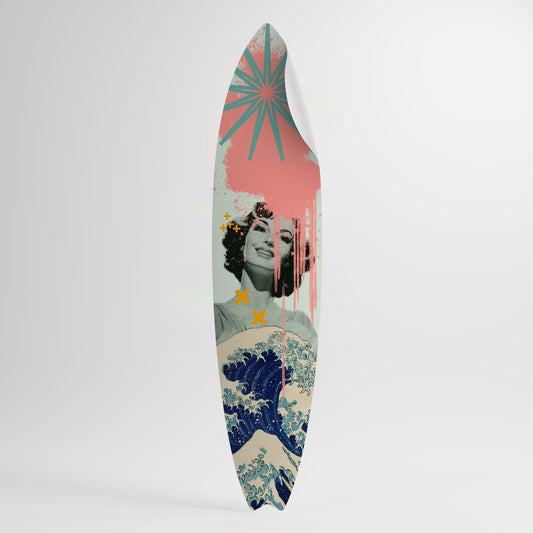 KANAGAWA BEAUTY Samolepka ve tvaru surfu