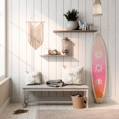 DAZZLING DESIGN Dekorativní panel ve tvaru surfu