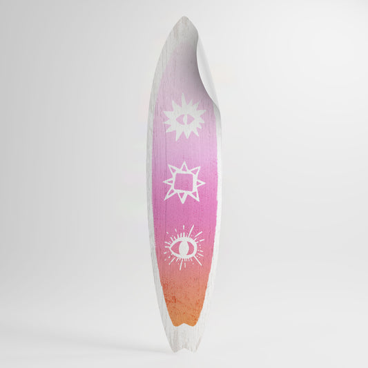 DAZZLING DESIGN Samolepka ve tvaru surfu