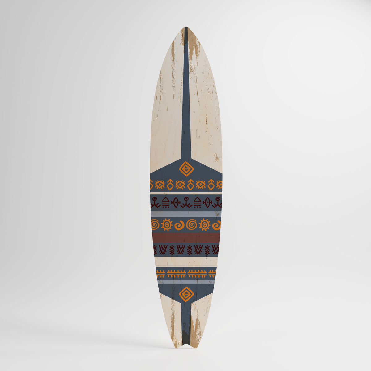 AFRICAN VINTAGE Dekorativní panel ve tvaru surfu