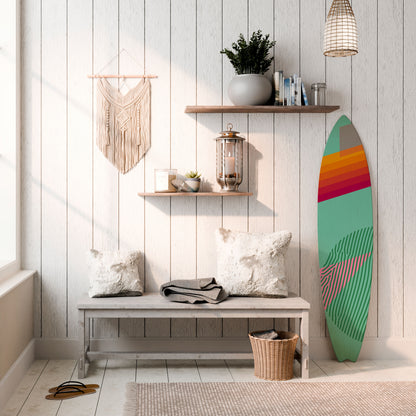 DAILY RADIANCE Dekorativní panel ve tvaru surfu