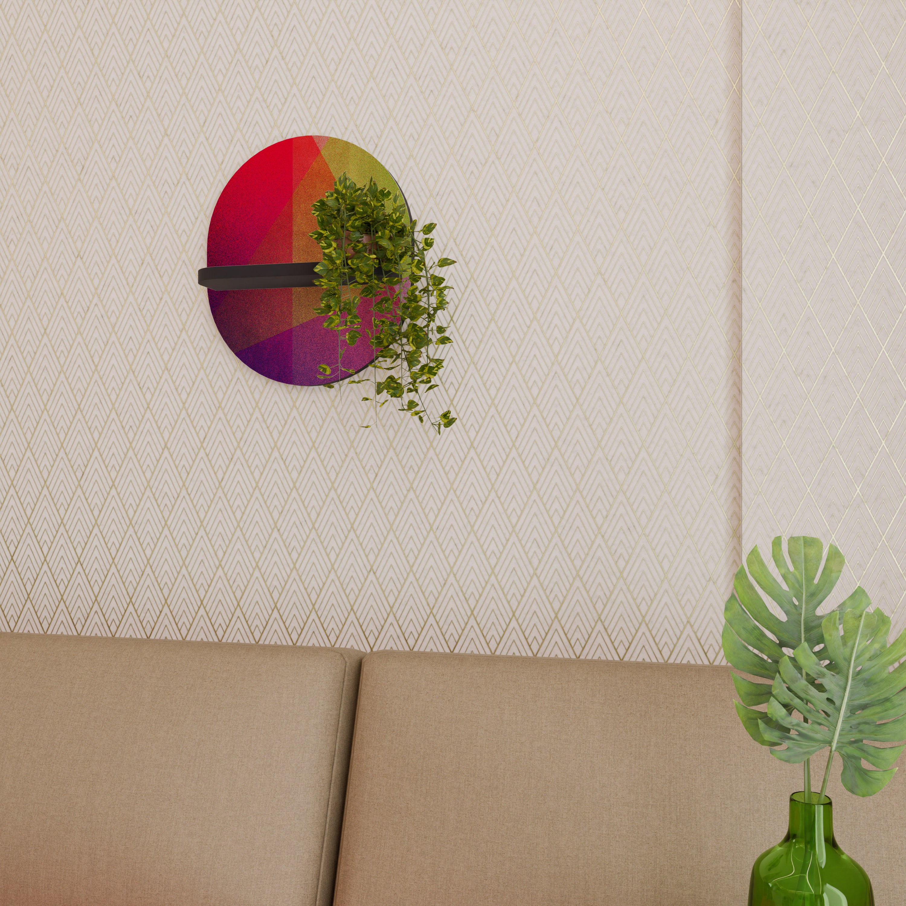 VIVID GEOMETRY Designová police