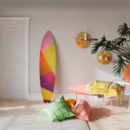 VIVID GEOMETRY Dekorativní panel ve tvaru surfu