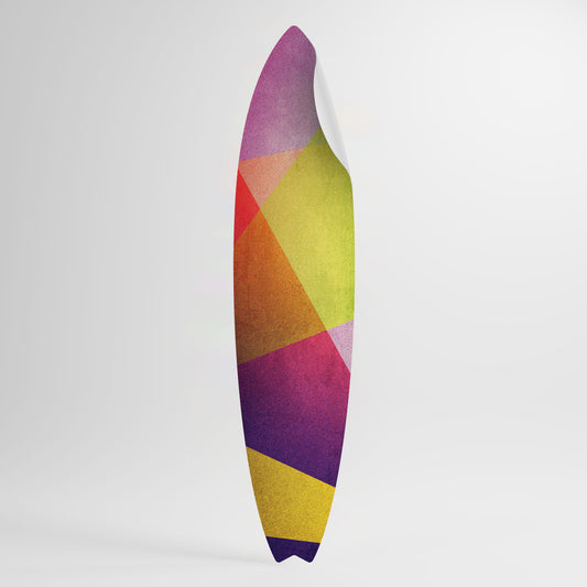 VIVID GEOMETRY Samolepka ve tvaru surfu