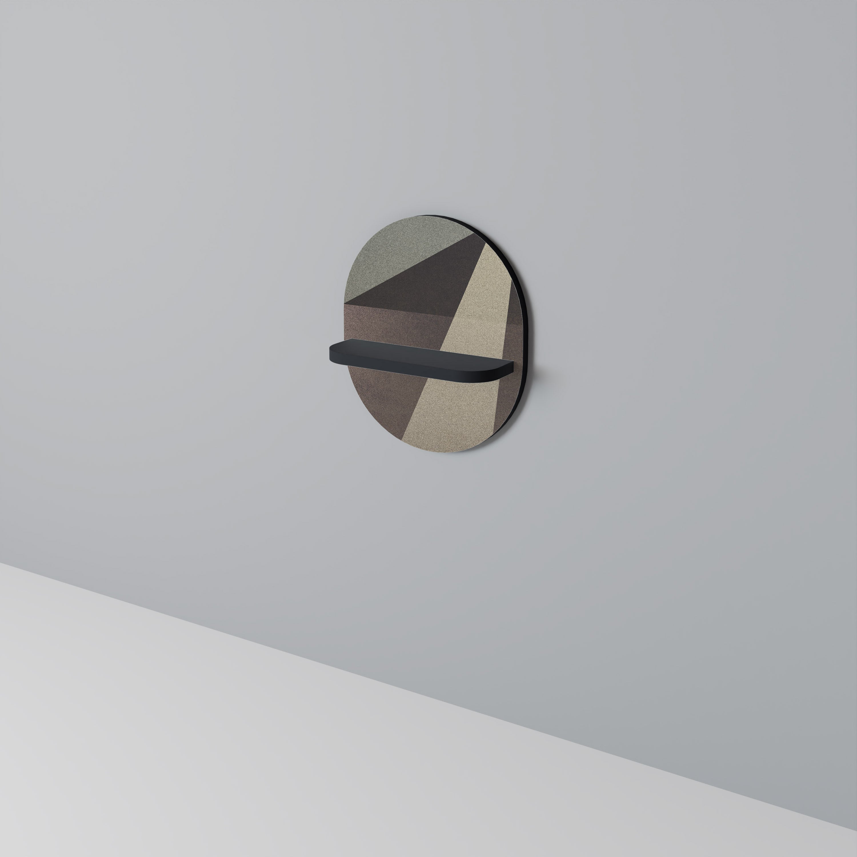 BEIGE GEOMETRY Designová police