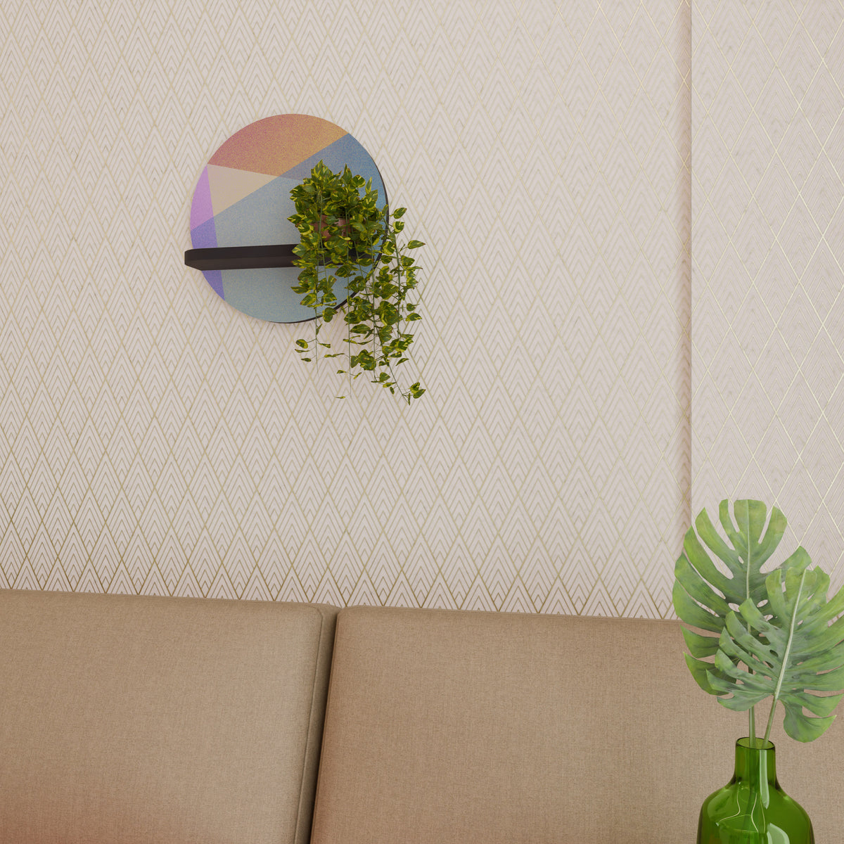 BRIGHT GEOMETRY Designová police