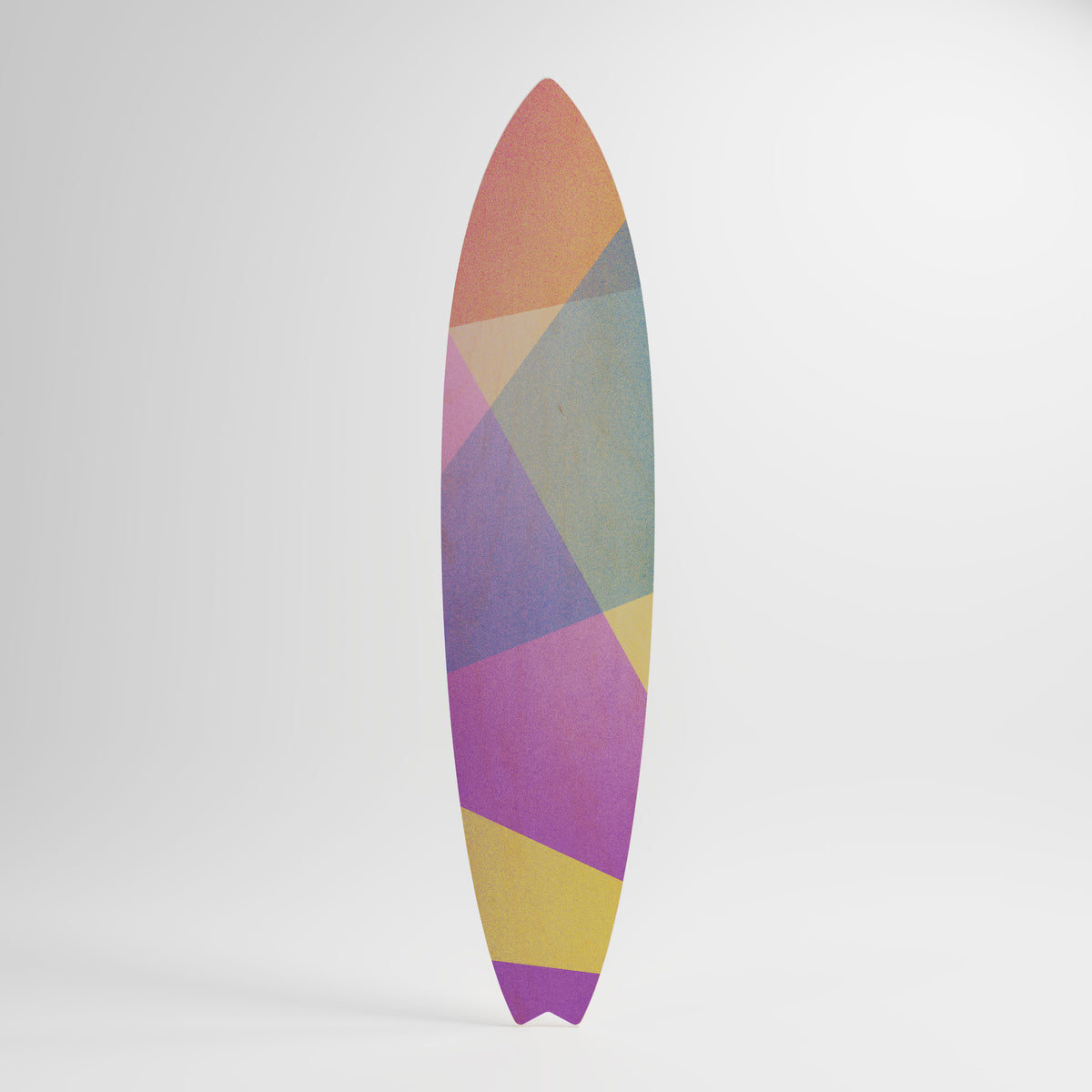 BRIGHT GEOMETRY Dekorativní panel ve tvaru surfu