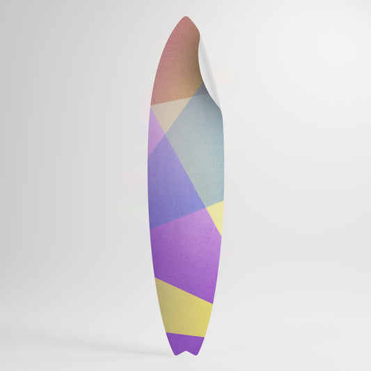 BRIGHT GEOMETRY Samolepka ve tvaru surfu
