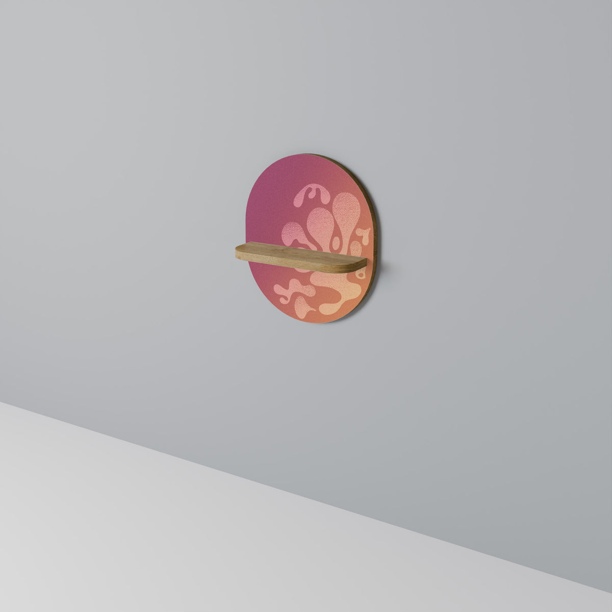 IRREGULAR PINK Designová police