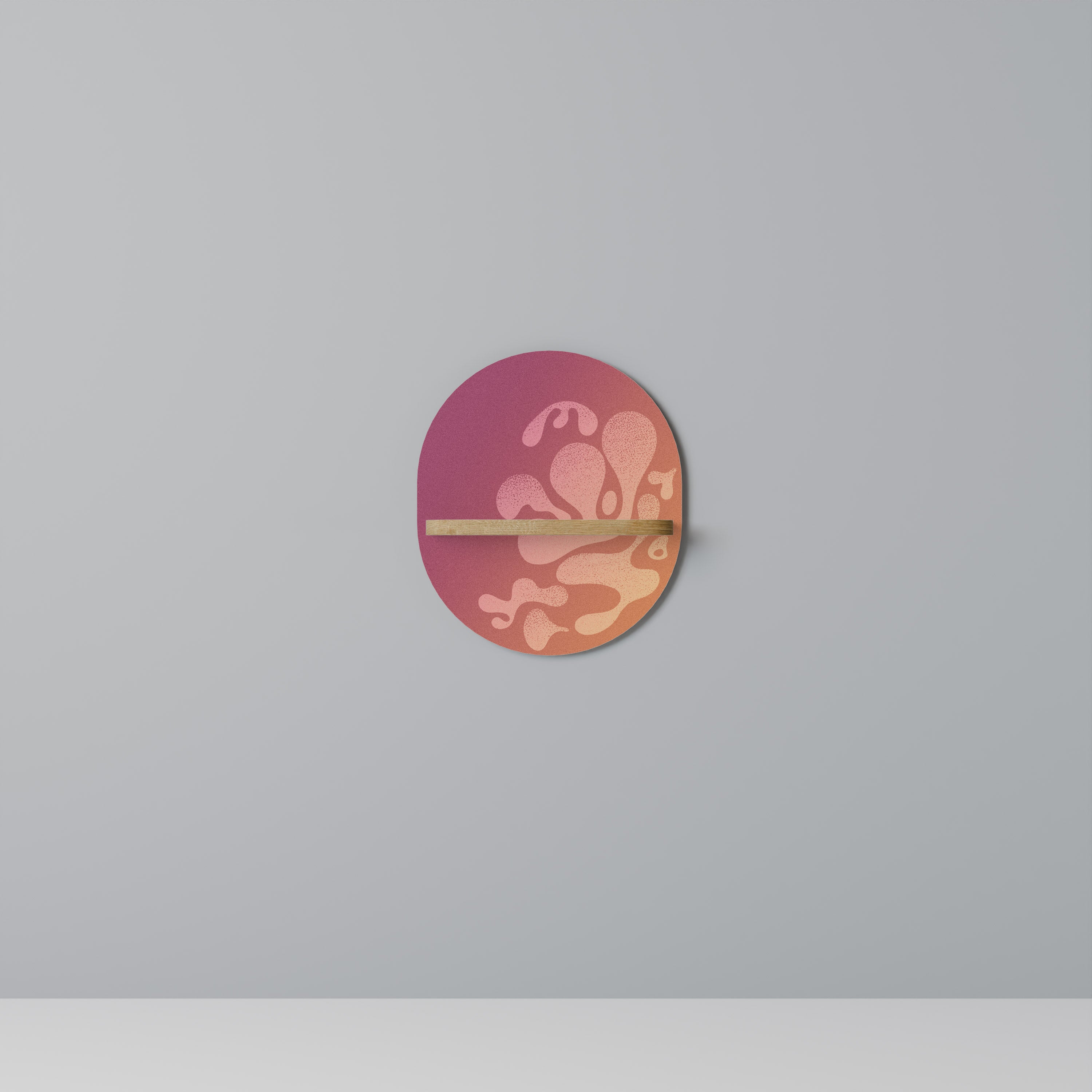 IRREGULAR PINK Designová police