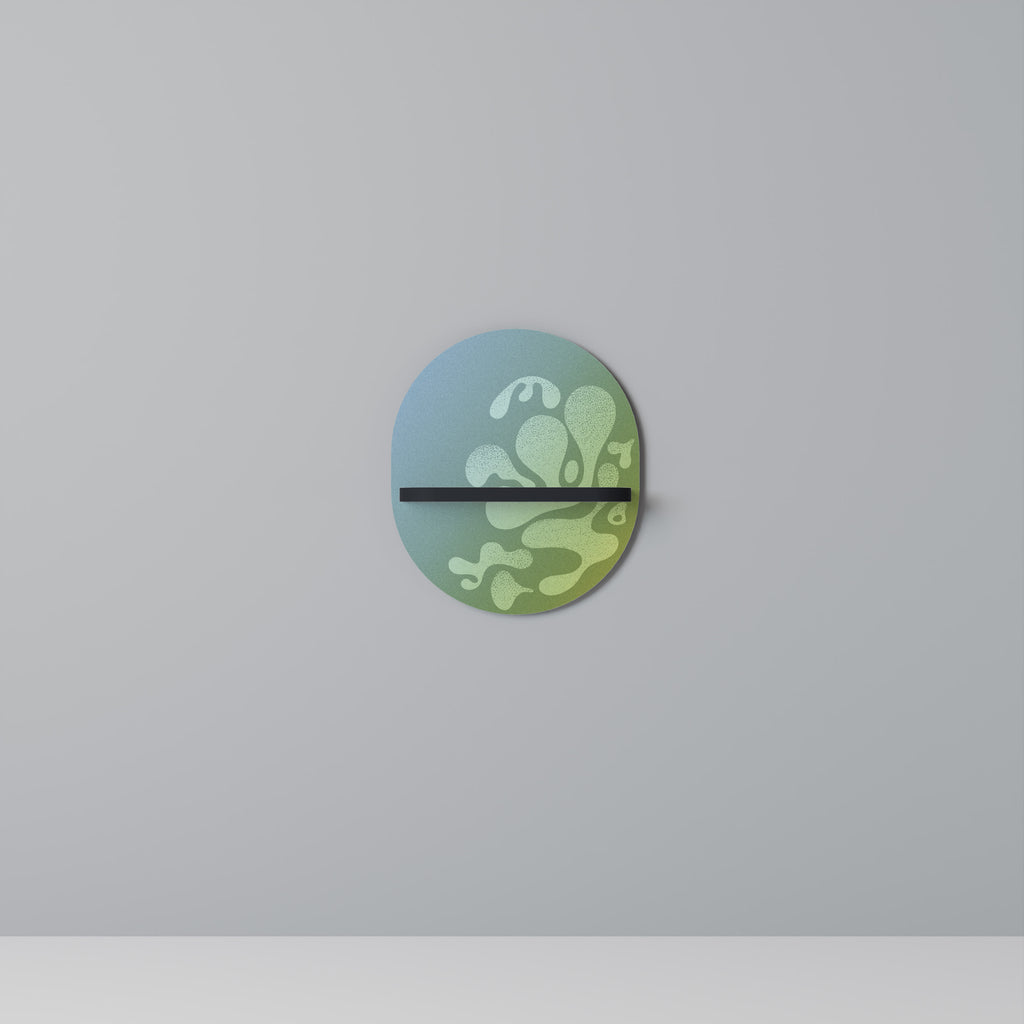 IRREGULAR BLUE Designová police