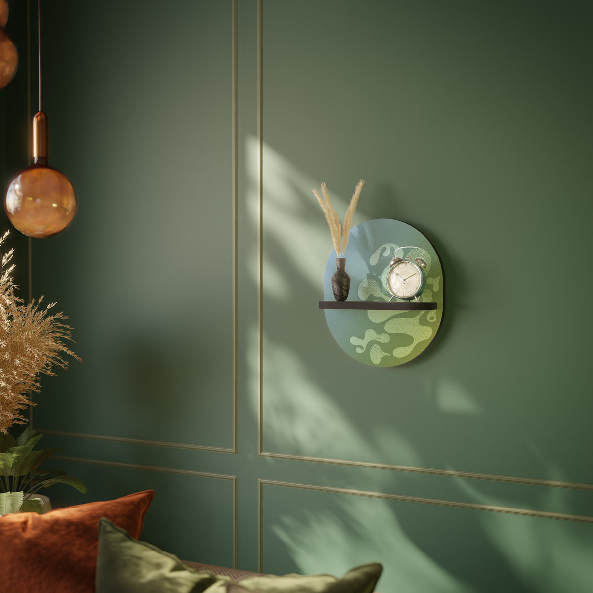 IRREGULAR BLUE Designová police