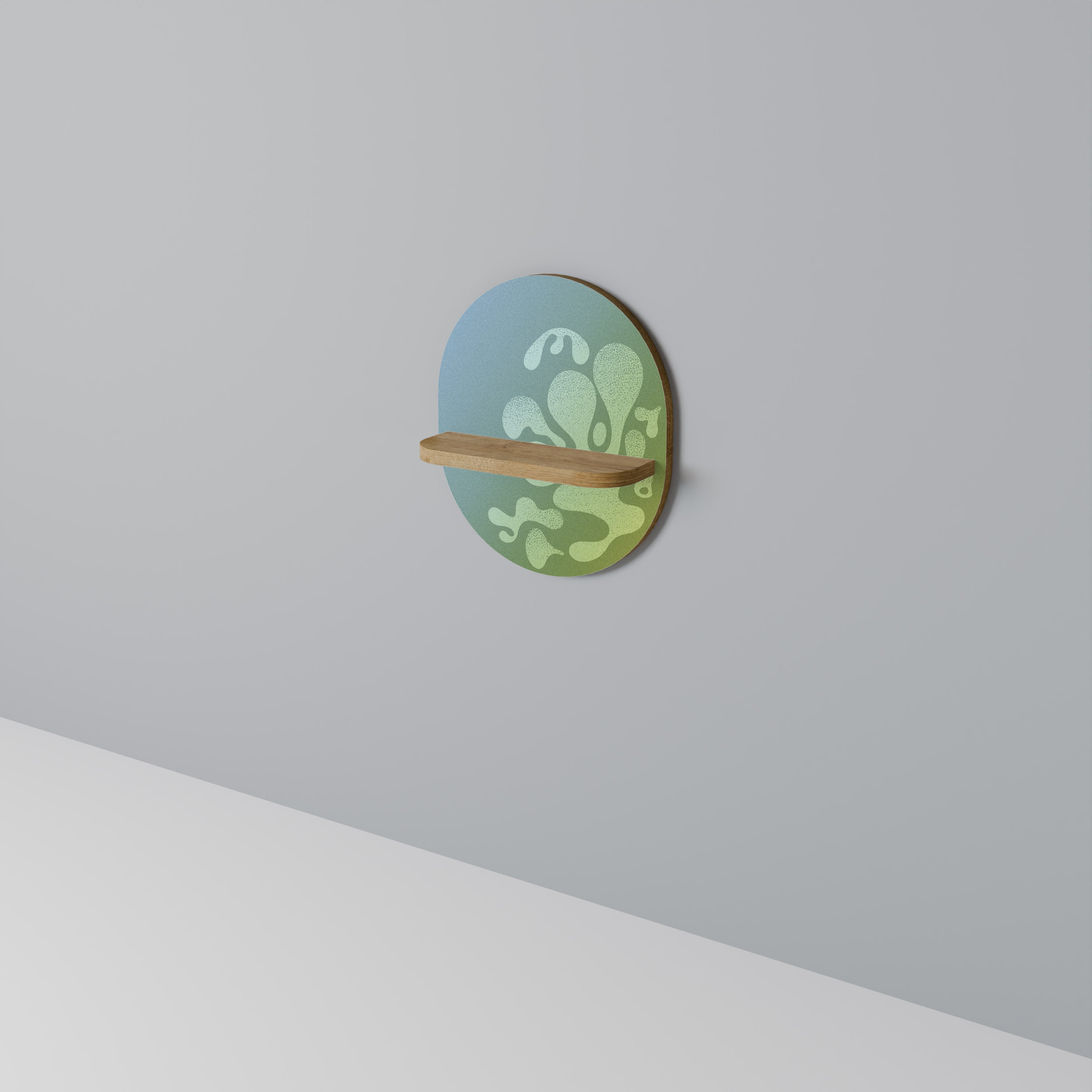 IRREGULAR BLUE Art Shelf