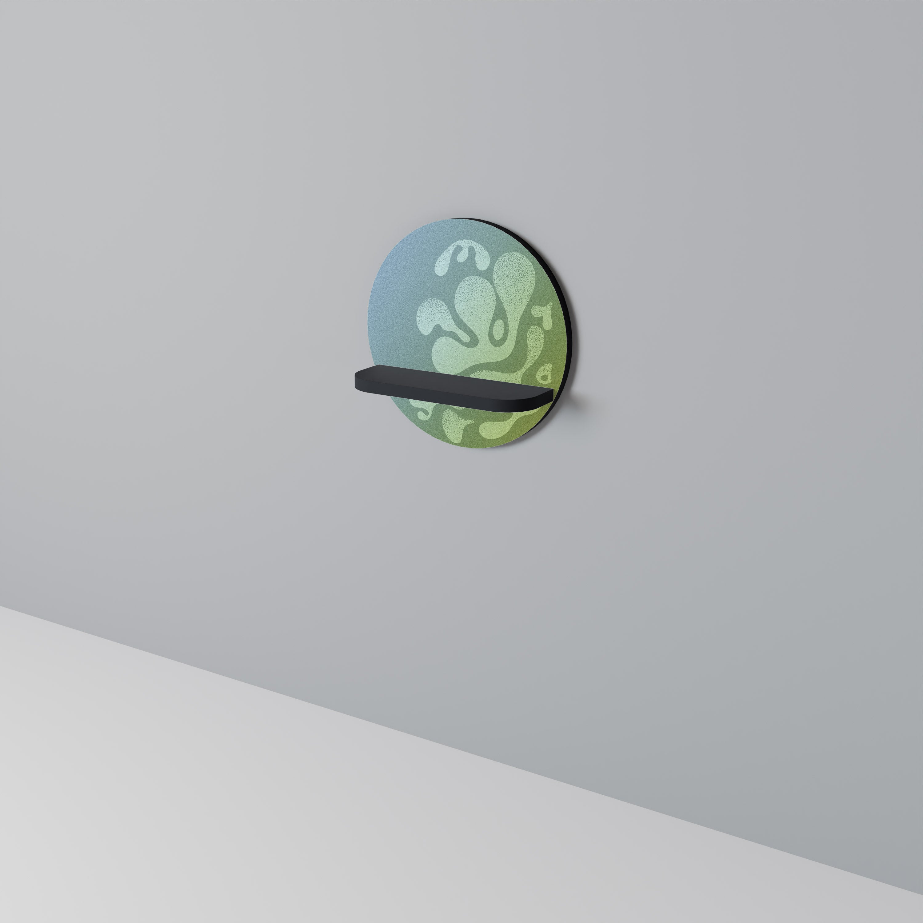 IRREGULAR BLUE Art Shelf