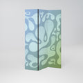 IRREGULAR BLUE 3-Panel Room Divider