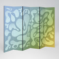 IRREGULAR BLUE 6-Panel Room Divider