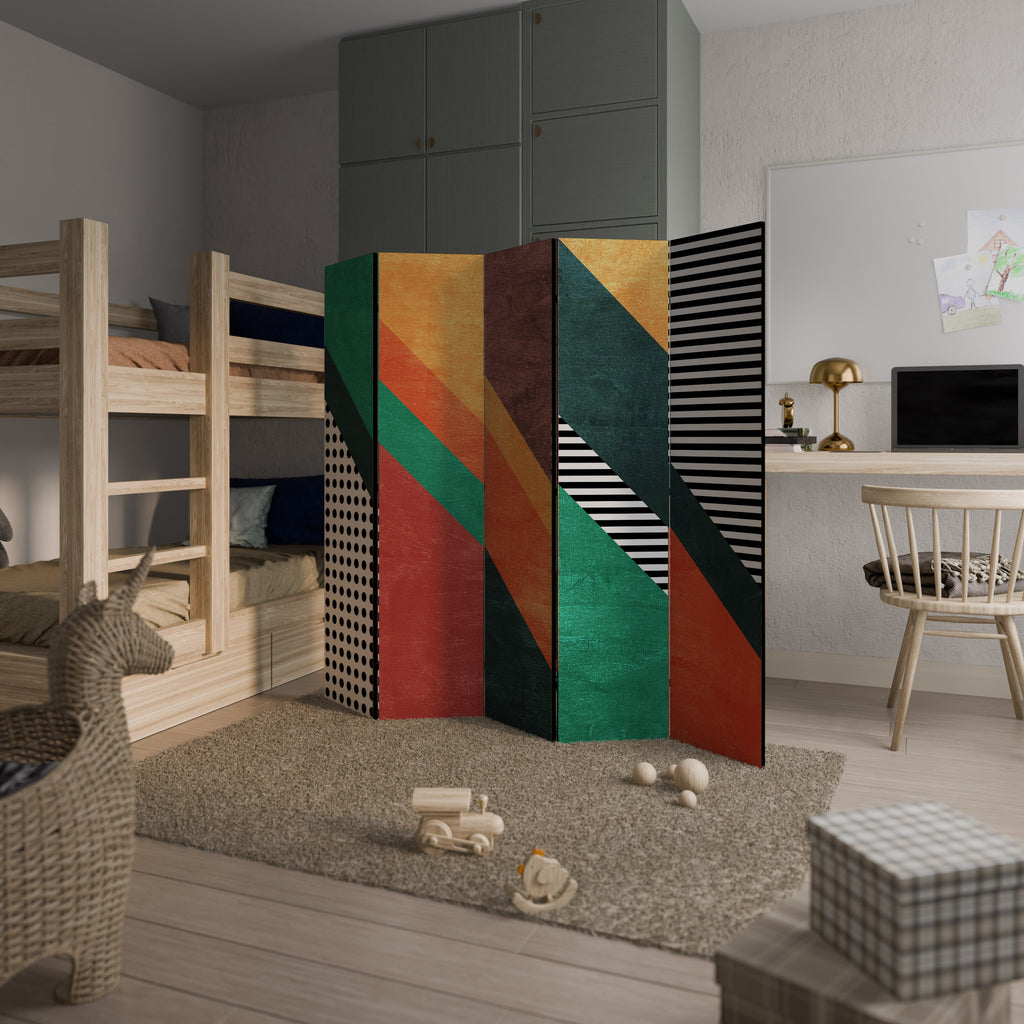 MAKESHIFT ARTISTRY 5dílný paraván