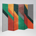 MAKESHIFT ARTISTRY 6-Panel Room Divider