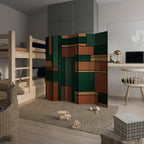 EARTHY FIGURES 5dílný paraván