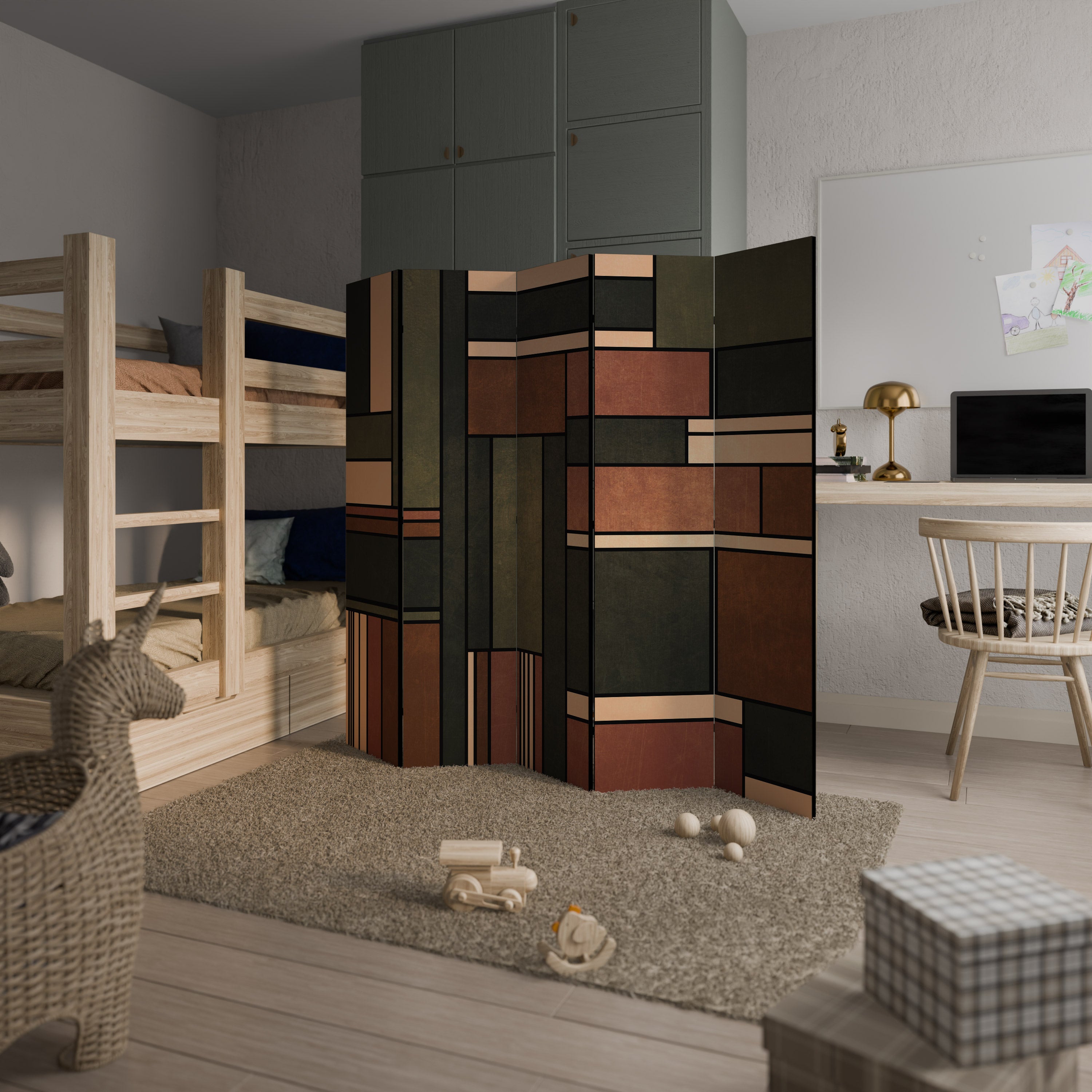 FIGURES OF NATURE 5dílný paraván