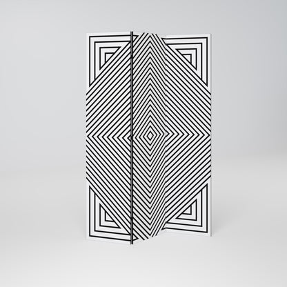 POLYGON ILLUSION 3dílný paraván