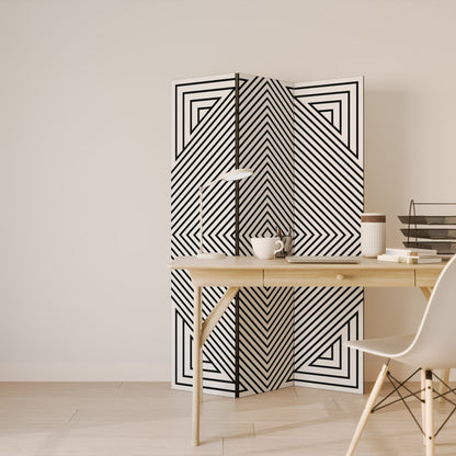 POLYGON ILLUSION 3dílný paraván