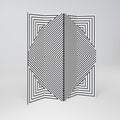 POLYGON ILLUSION 4dílný paraván