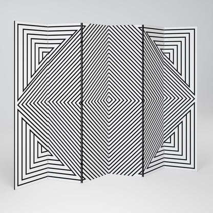 POLYGON ILLUSION 6dílný paraván