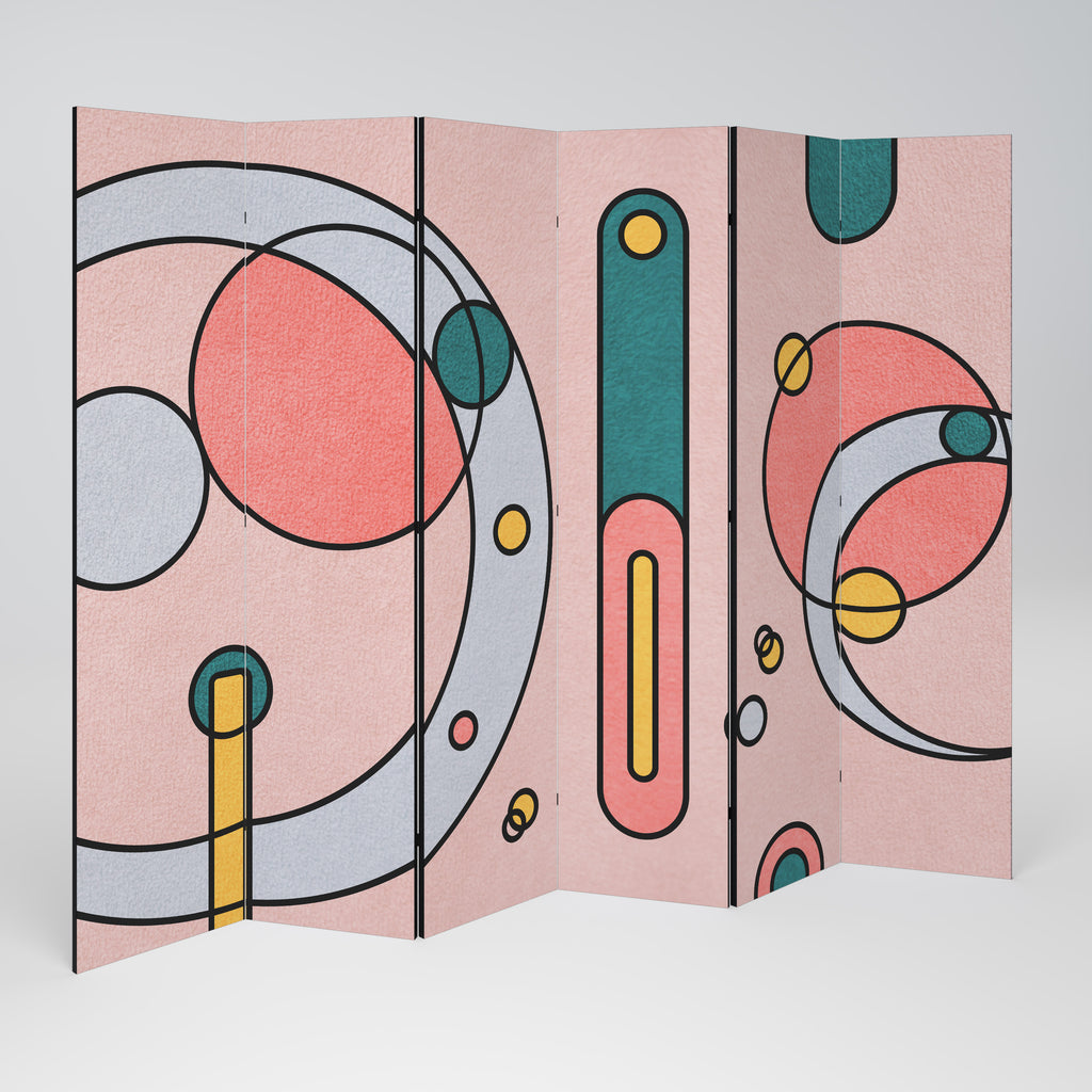 GOSSAMER ECHOES 6-Panel Room Divider
