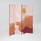 LUMINOUS SUNLIGHT 4-Panel Room Divider