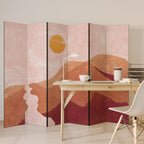 LUMINOUS SUNLIGHT 6-Panel Room Divider