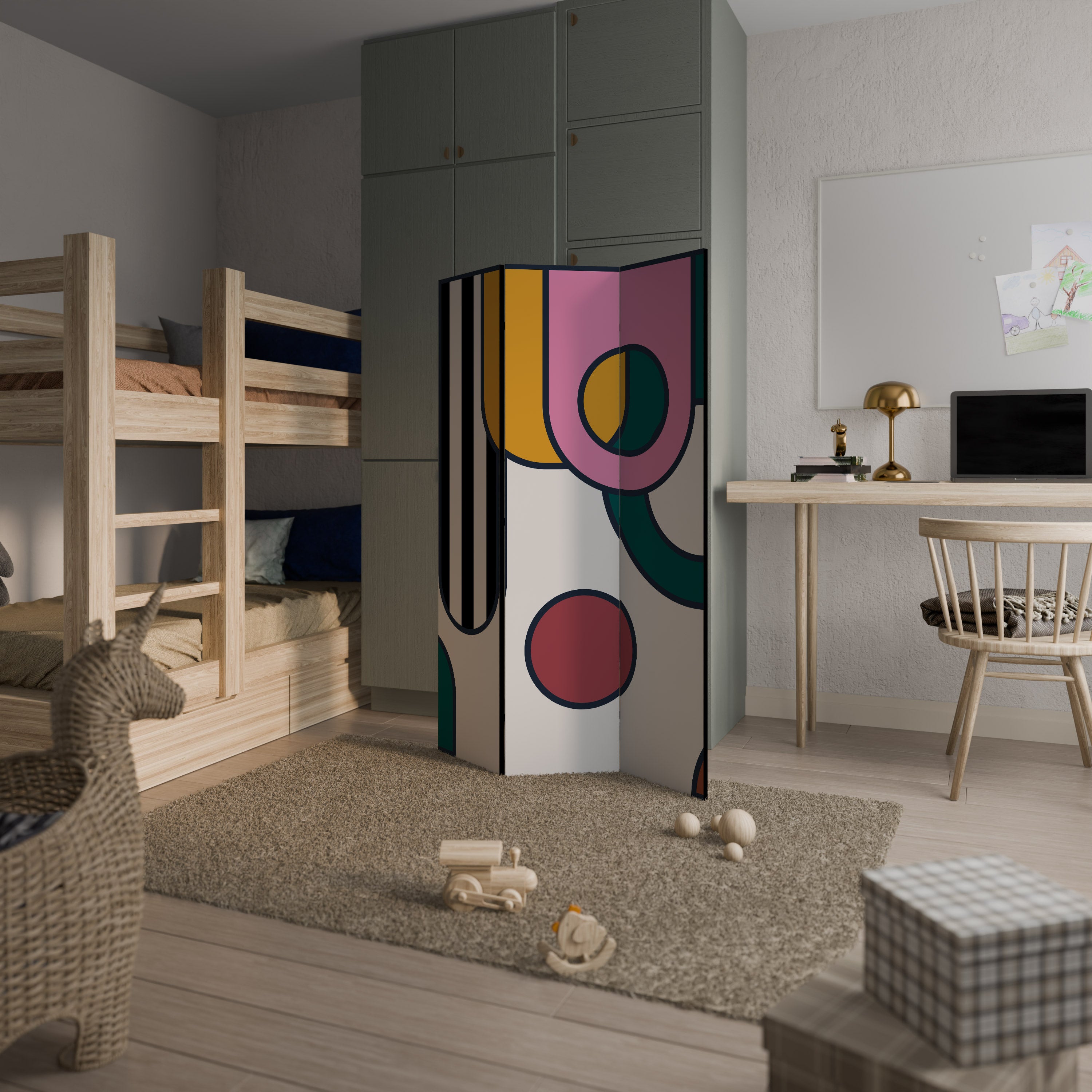 COOL STORY 3dílný paraván