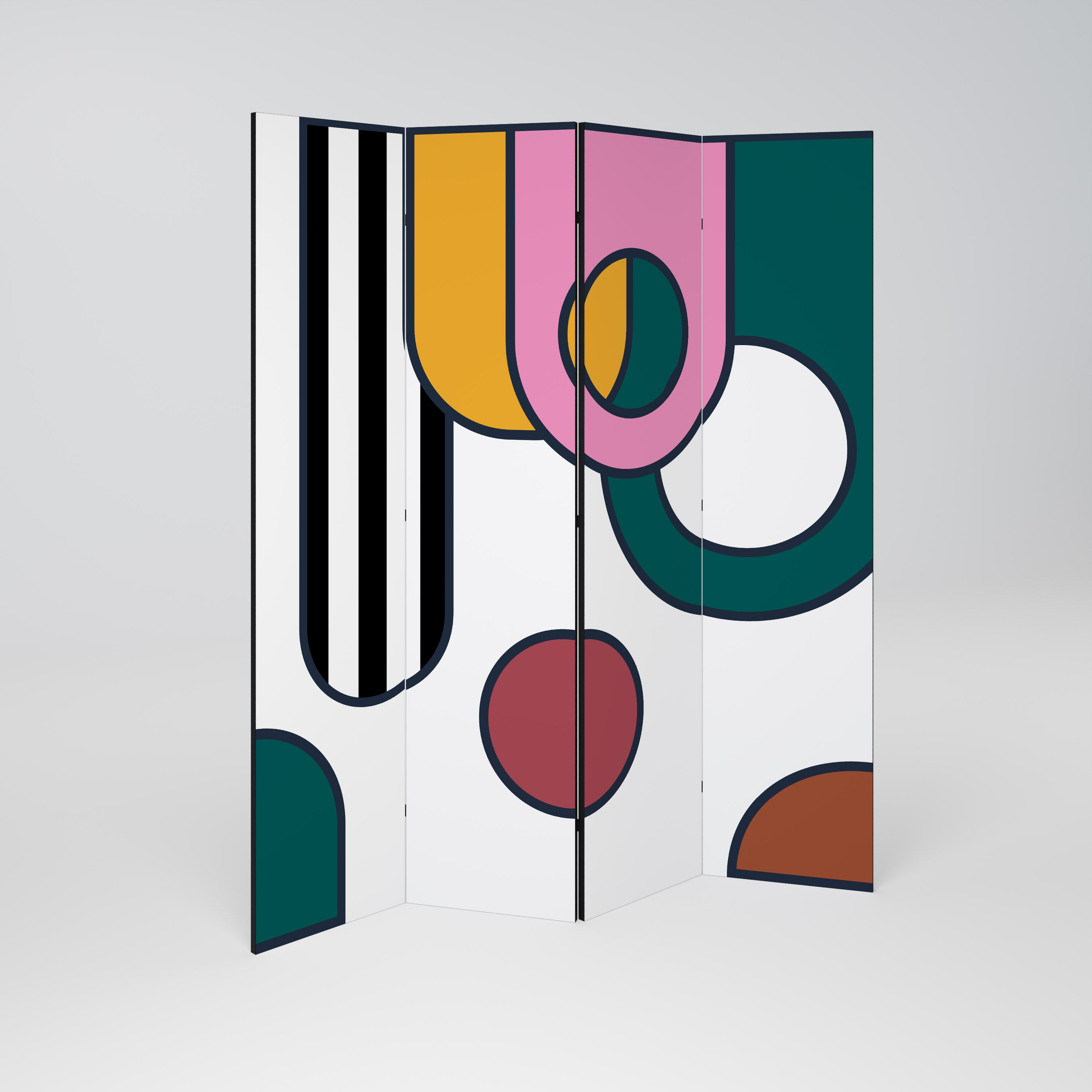 COOL STORY 4dílný paraván