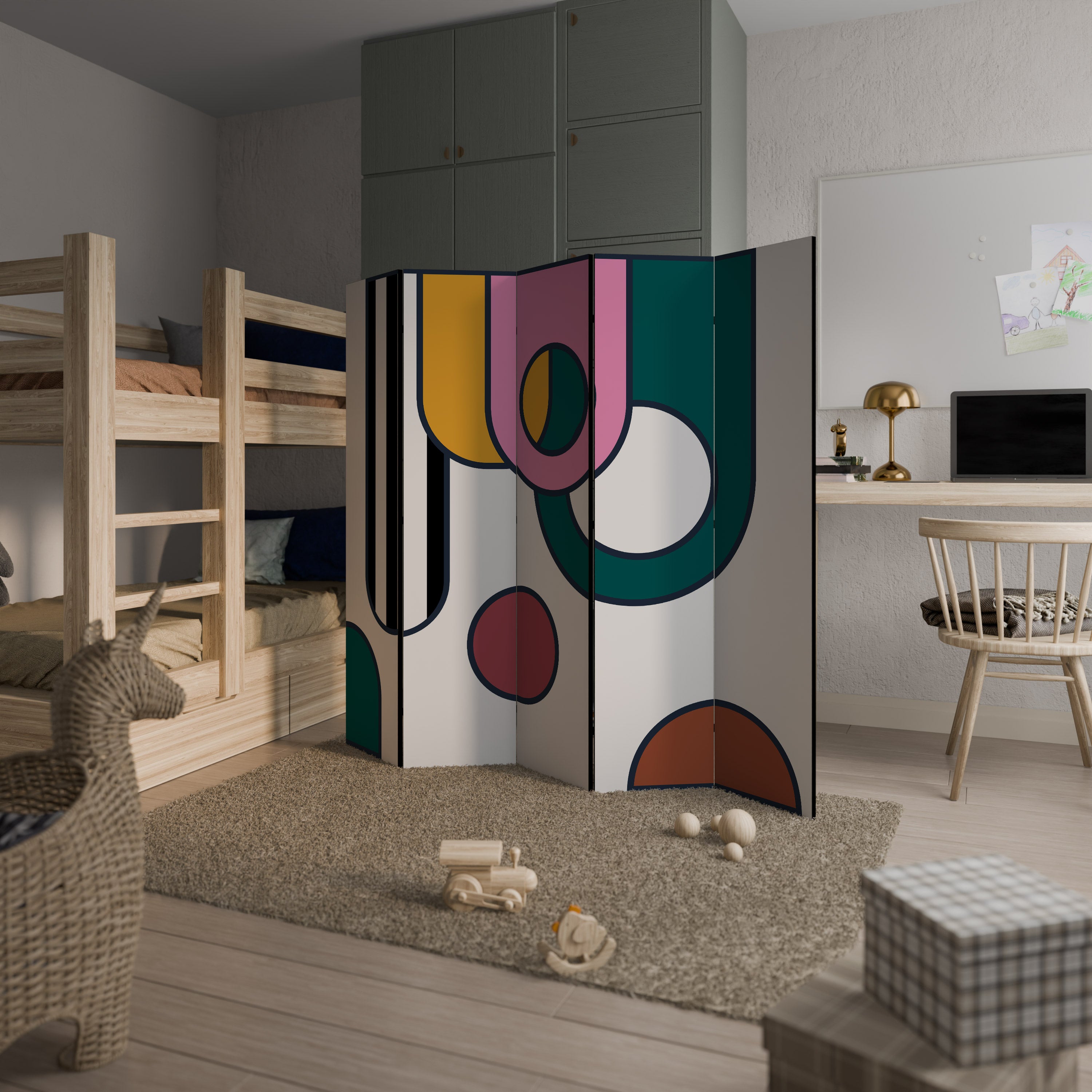 COOL STORY 5dílný paraván