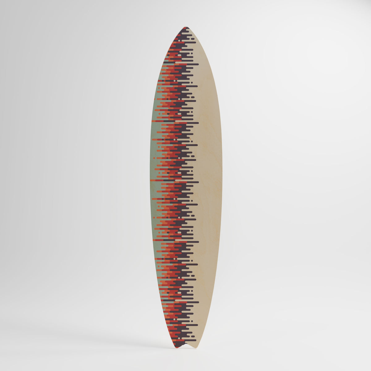 CHROMA CONTOURS Dekorativní panel ve tvaru surfu