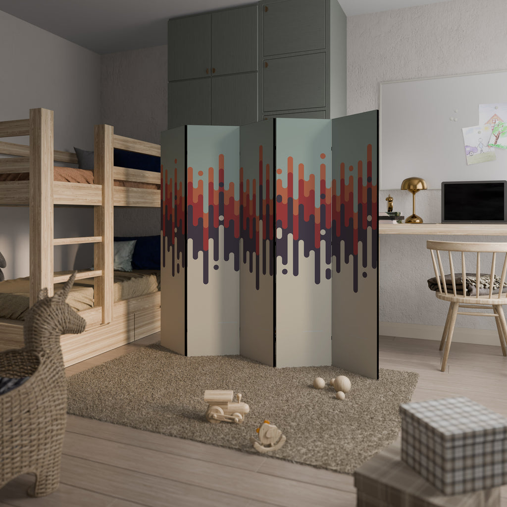 CHROMA CONTOURS 5dílný paraván