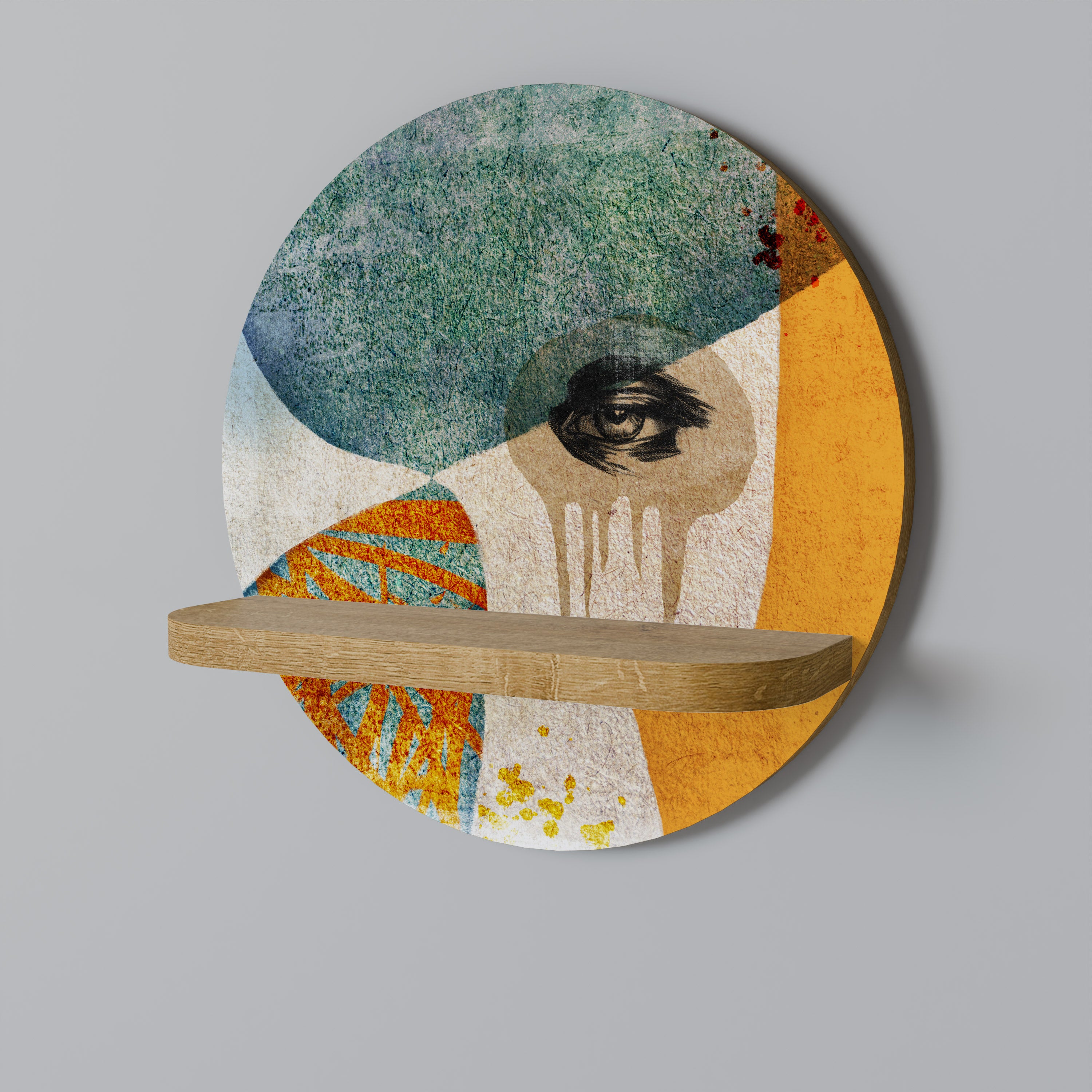 ABSTRACT FACES Designová police