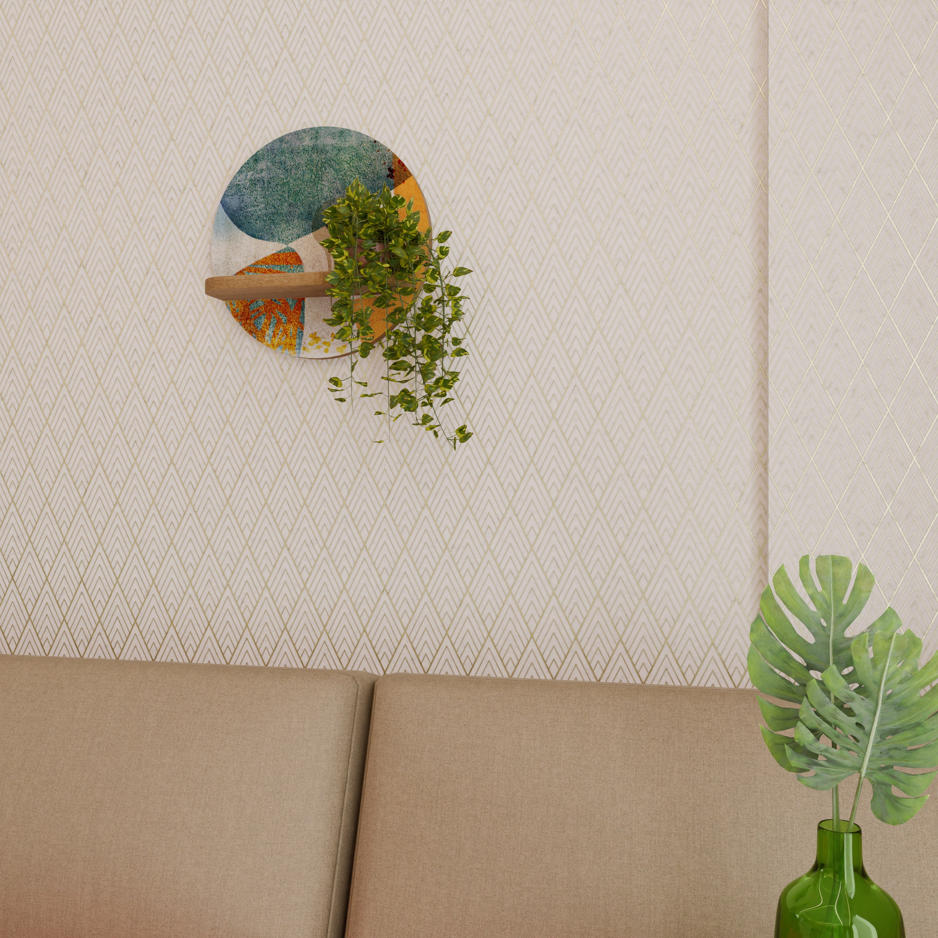 ABSTRACT FACES Designová police